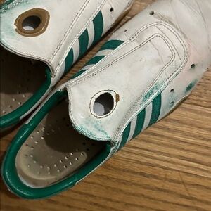 adidas White and Green Athletic Shoes